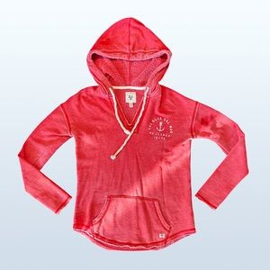 NWOT Billabong Breaking Free Pullover Hoodie in Rad Red, Size Small